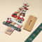 Wooden Christmas Tree Desktop Decoration With Santa And Holiday Accents 3