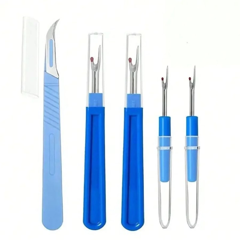 Colorful Sewing Seam Ripper And Thread Cutter Kit For Stitch Removal And Craft Projects 9