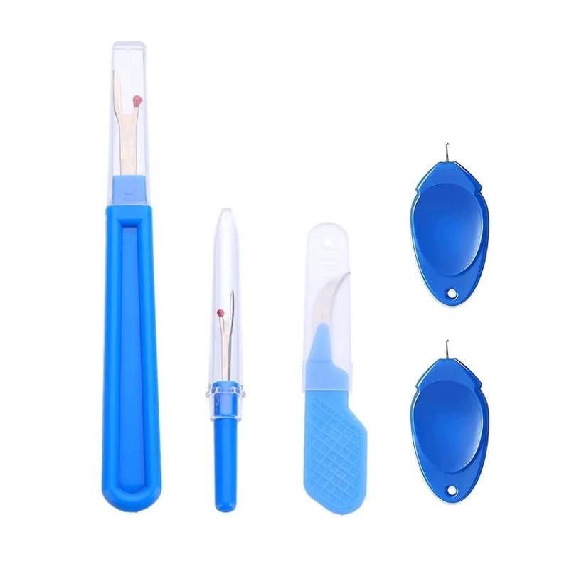 Colorful Sewing Seam Ripper And Thread Cutter Kit For Stitch Removal And Craft Projects 6