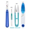 Colorful Sewing Seam Ripper And Thread Cutter Kit For Stitch Removal And Craft Projects 7
