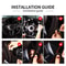 Genuine Leather Steering Wheel Cover With Braided Grip And Anti Scratch Protection 5