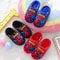 Cartoon Spiderman Cotton Slippers For Kids With Warm Lining And Indoor Comfort 2