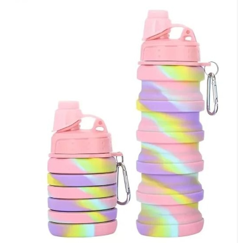 Silicone Folding Travel Cup With Hanging Clip For Outdoor And Portable Use 8