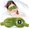 Soft 3D Frog Sleep Mask With Adjustable Strap For Travel And Relaxation 0