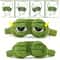 Soft 3D Frog Sleep Mask With Adjustable Strap For Travel And Relaxation 1