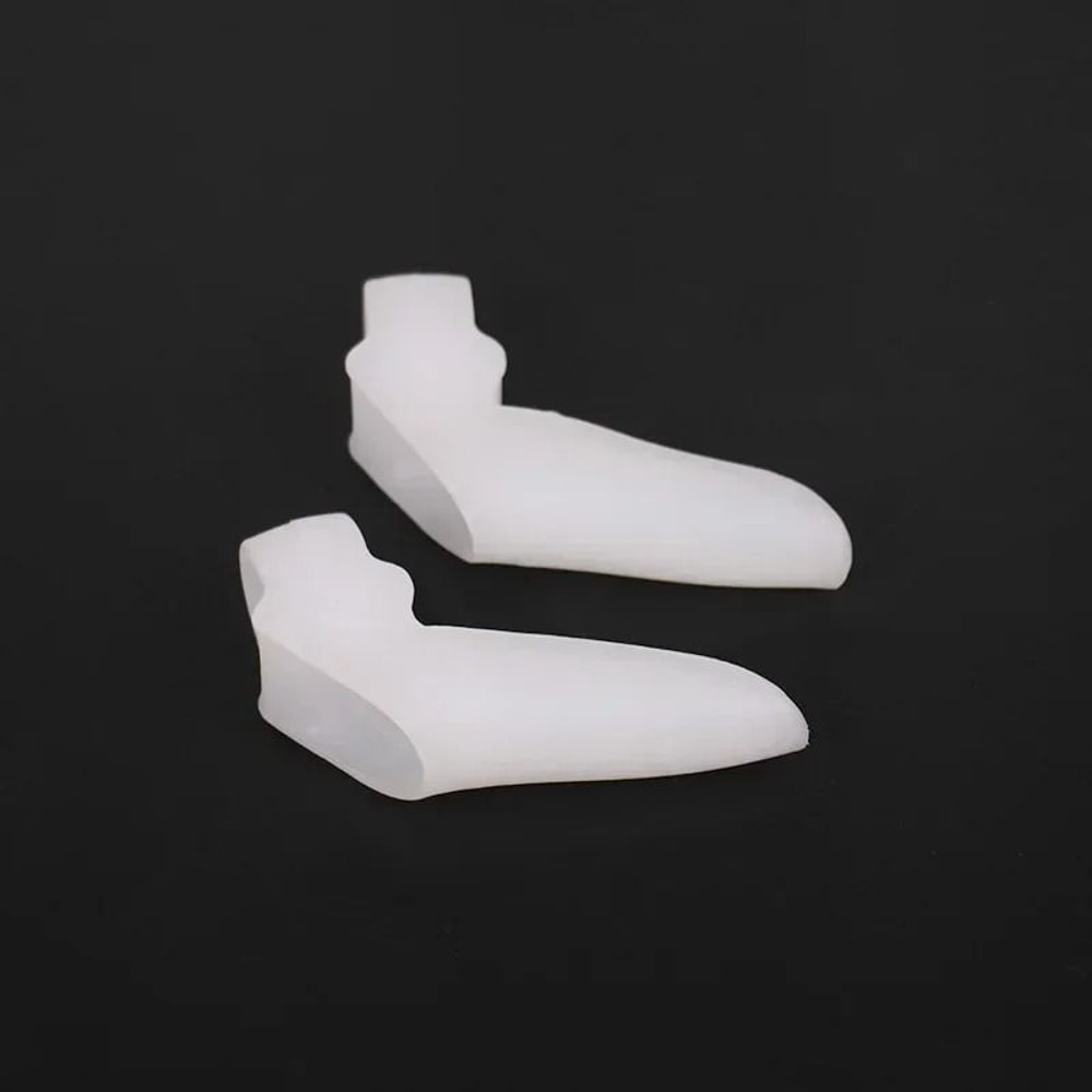 Silicone Two Hole Toe Separator And Bunion Corrector For Foot Alignment Support 5