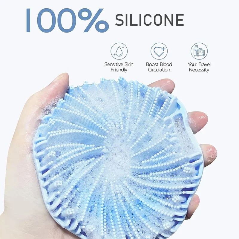 Silicone Body Scrubber For Exfoliating And Gentle Shower Cleansing 1