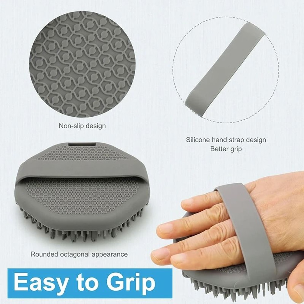 Silicone Body Scrubber For Exfoliating And Gentle Shower Cleansing 3