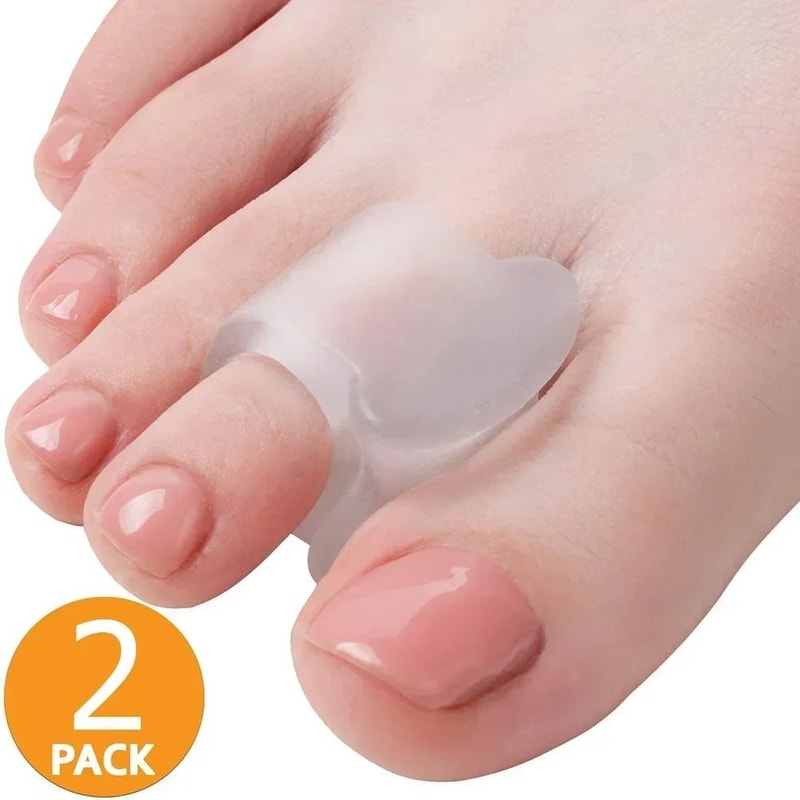 Silicone Toe Separator And Bunion Guard Set For Foot Alignment And Pain Relief 0