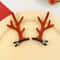 Christmas Antler Hair Clips With Deer Ears And Fluffy Accents For Festive Holiday Styling 8