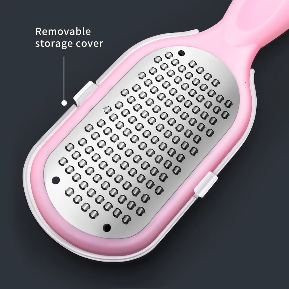 Double Sided Foot File Stainless Steel Pedicure Tool For Removing Callus And Smoothing Heels 1