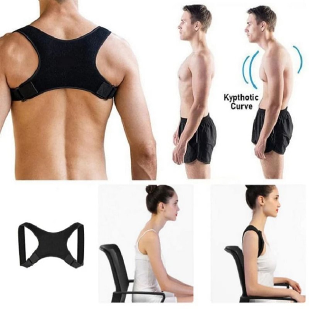 Adjustable Posture Corrector Back Brace Shoulder Support For Humpback Prevention And Back Alignment 1