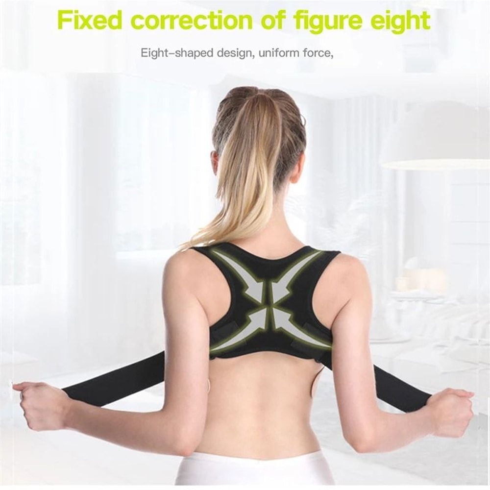 Adjustable Posture Corrector Back Brace Shoulder Support For Humpback Prevention And Back Alignment 4