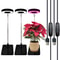 Adjustable Full Spectrum LED Plant Growth Light With Three Color Modes And Dimmable Stand 7