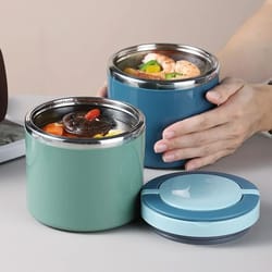 insulated stainless steel thermal food jar for hot and cold meals with leakproof soup container design