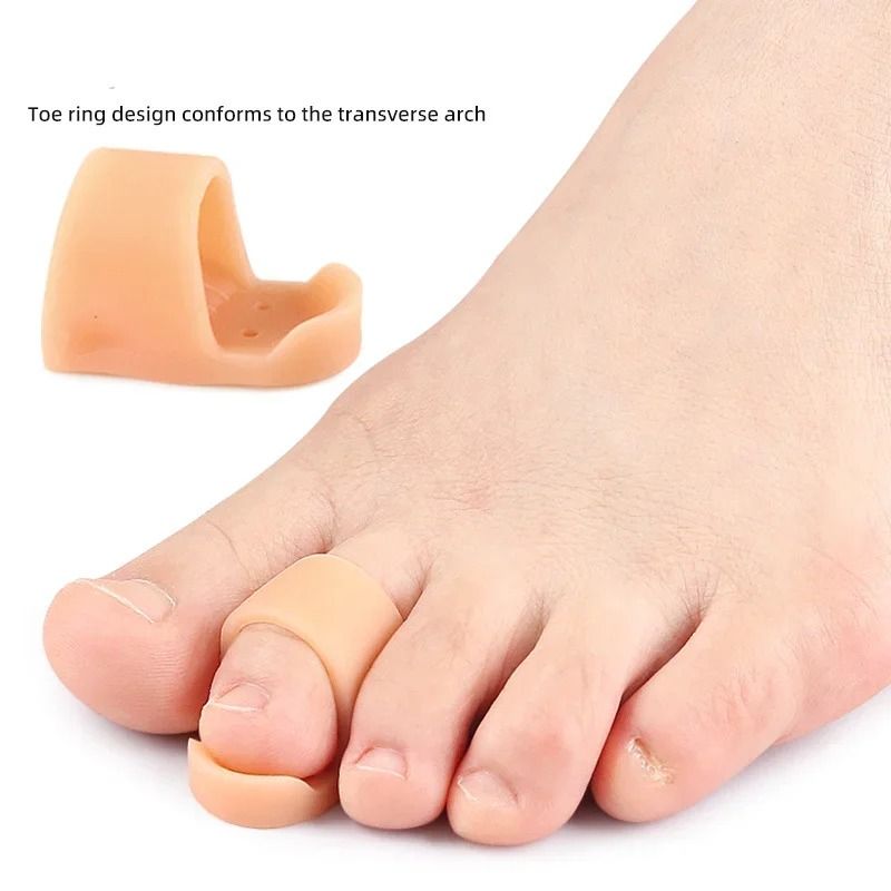 Silicone Gel Toe Straightener And Bunion Corrector For Pain Relief And Toe Alignment 2