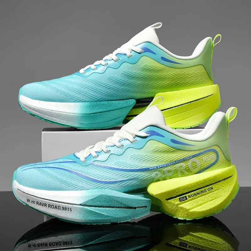 Lightweight Carbon Plate Sneakers For Men With Soft Sole Breathable Mesh And Nonslip Running Design 10