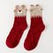 Winter Warm Christmas Socks For Women And Kids With Cute Santa And Deer Designs Soft Cozy Sleep Soc 7