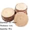 Natural Pine Wood Slices For DIY Crafts Thick Unfinished Log Discs With Bark For Art Wedding And Pa 11