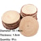Natural Pine Wood Slices For DIY Crafts Thick Unfinished Log Discs With Bark For Art Wedding And Pa 12