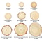 Natural Pine Wood Slices For DIY Crafts Thick Unfinished Log Discs With Bark For Art Wedding And Pa 2
