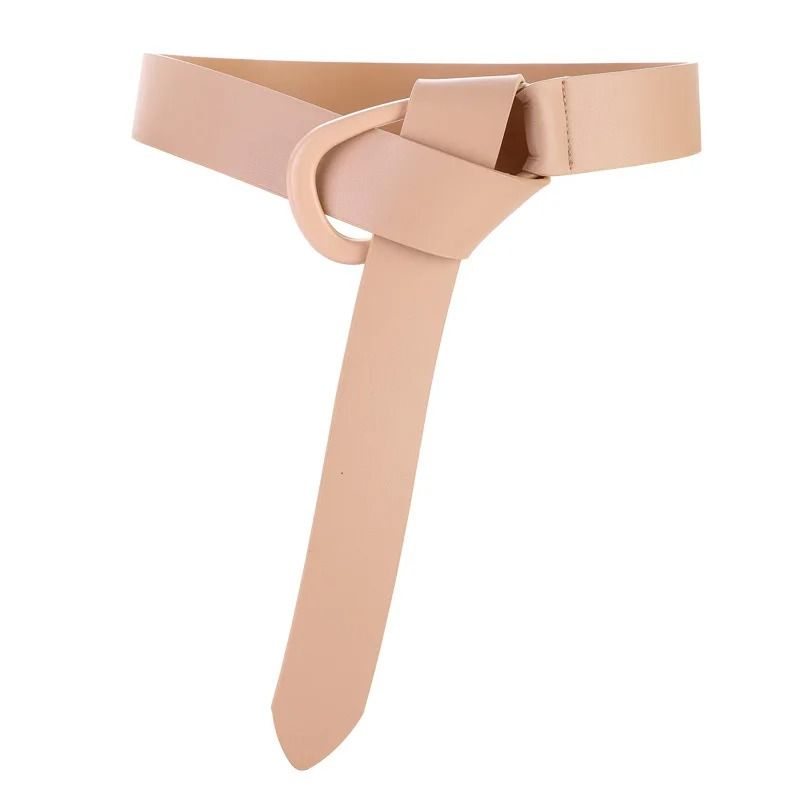 Womens Genuine Leather Knot Belt Adjustable Waist Cincher For Dresses Sweaters And Blazers 6