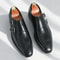 Classic Retro Monk Strap Leather Shoes For Men With Pointed Toe And Buckle Comfortable Business And 6
