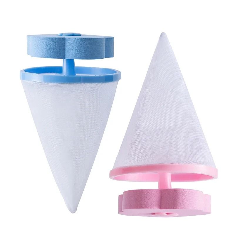 Plum Blossom Washing Machine Filter Mesh Bag For Lint And Pet Hair Removal 9