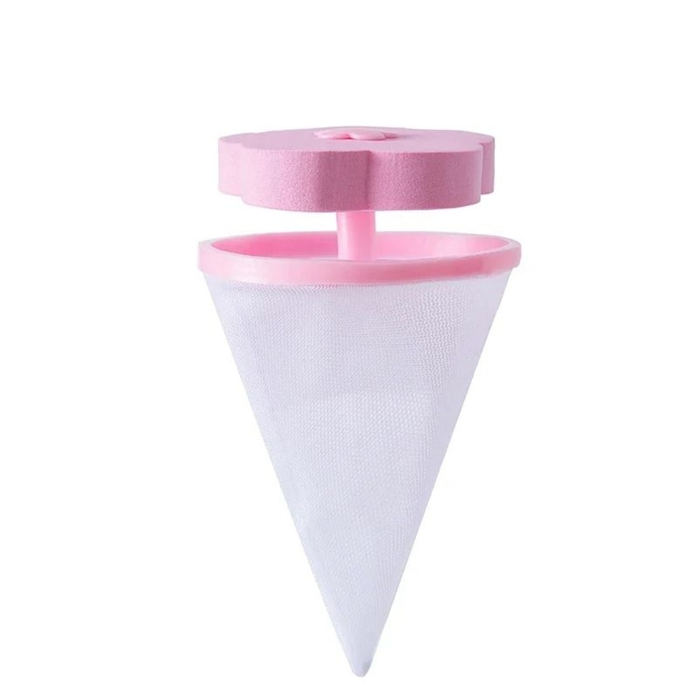 Plum Blossom Washing Machine Filter Mesh Bag For Lint And Pet Hair Removal 7