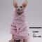 Soft Double Sided Fluffy Winter Jacket For Sphynx And Hairless Cats 1