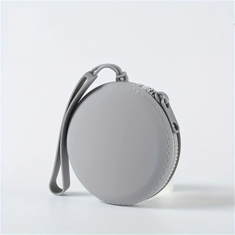 Silicone Pet Treat Pouch Portable Round Training Bag For Dogs And Cats 9