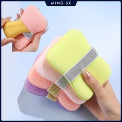 sponge soap bag foaming net pouch exfoliating body scrubber
