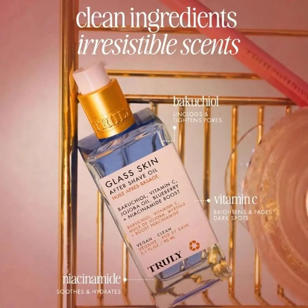 Strawberry Vanilla After Shave Oil For Women Smooth Firming Hydrating Skin Care 0