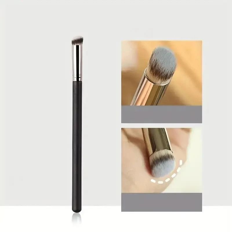 Arc Shaped Ultra Thin Flat Foundation Brush Professional Liquid Makeup Brush 10