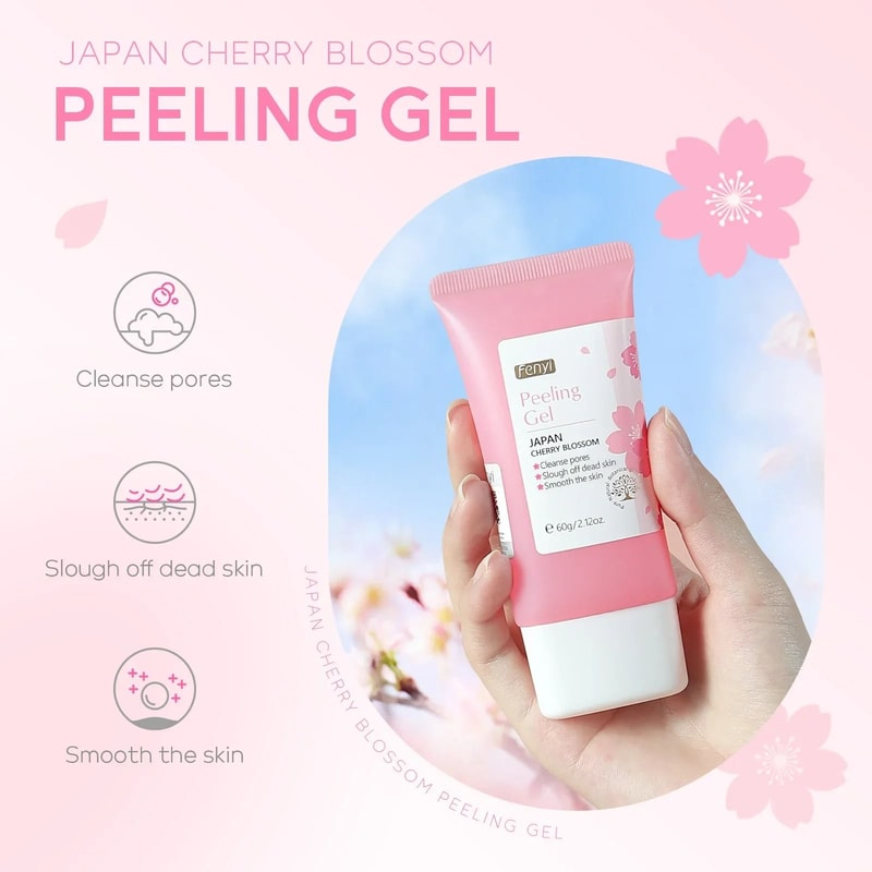 Sakura Deep Cleaning Exfoliating Gel Whitening Moisturizing Facial Scrub 2