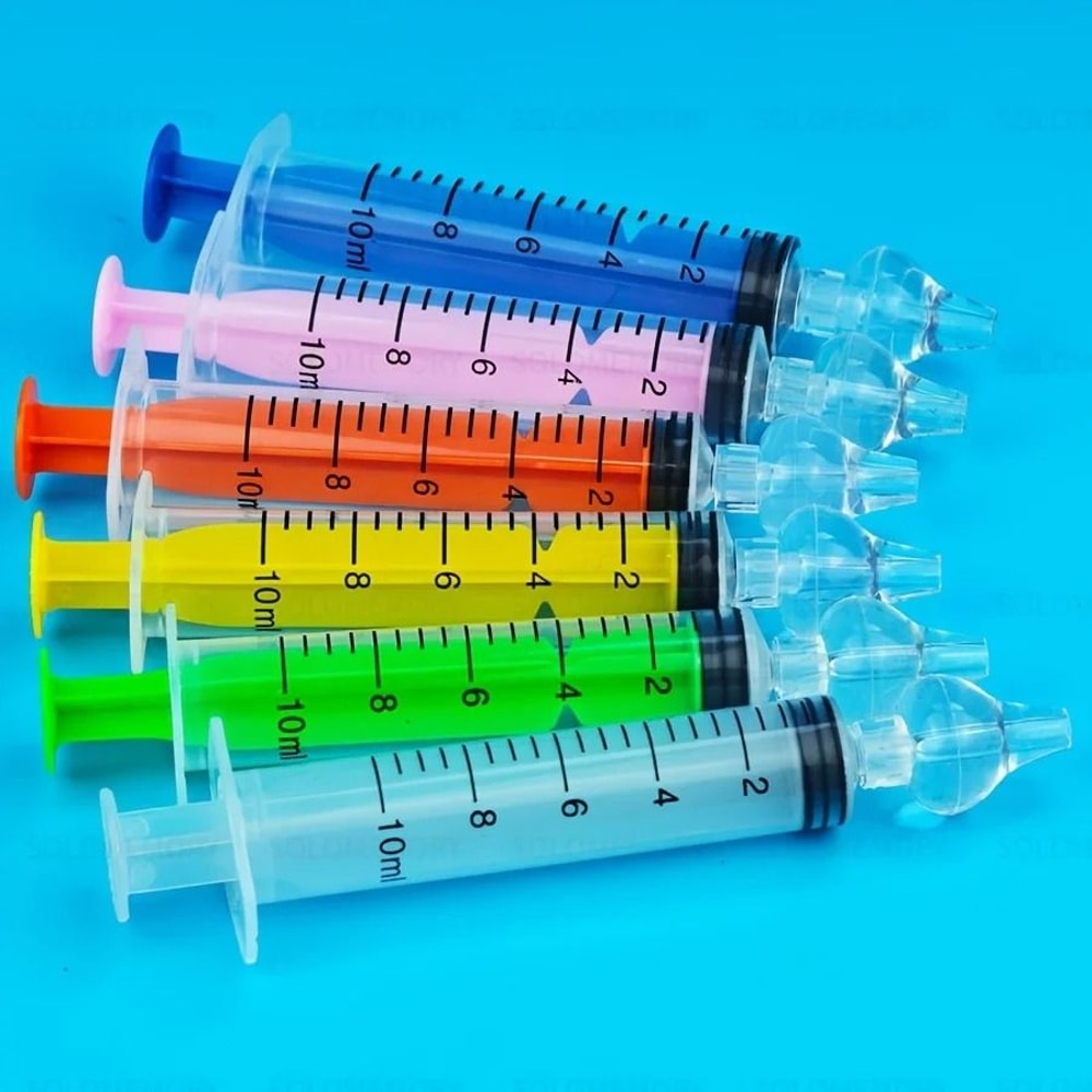 Portable Nose Cleaner Set Manual Nasal Rinse Bottle For Adult Nose Washing 7 Pack 3