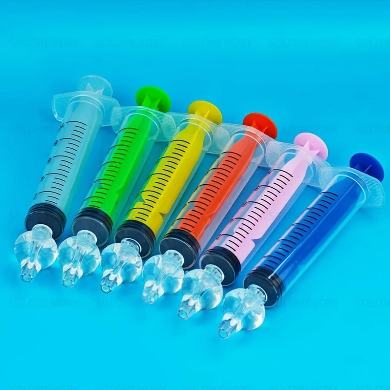 Portable Nose Cleaner Set Manual Nasal Rinse Bottle For Adult Nose Washing 7 Pack 4