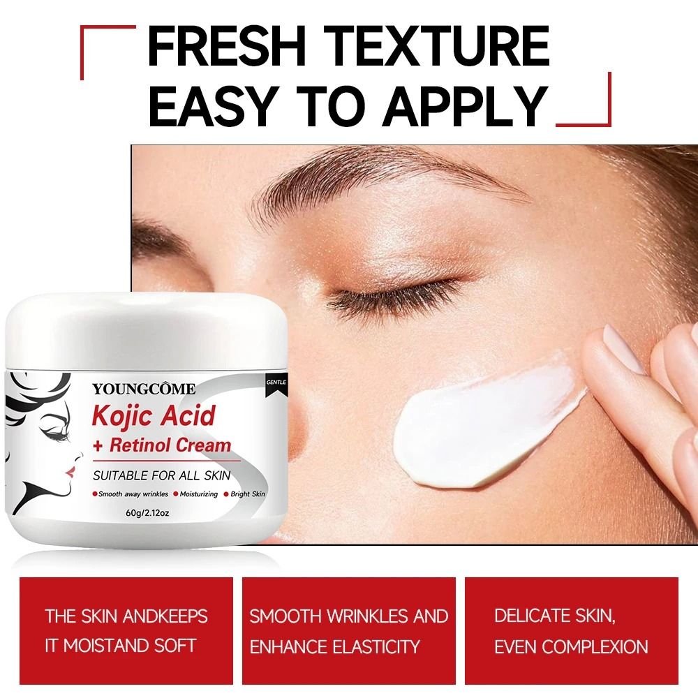 Kojic Acid Retinol Cream Anti Aging Moisturizing Brightening Face Cream 2