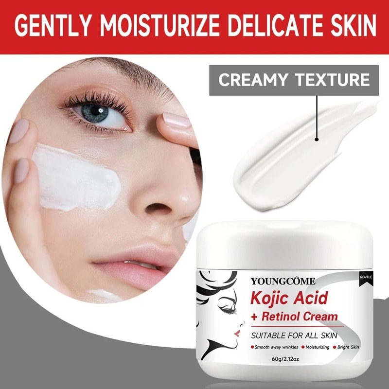 Kojic Acid Retinol Cream Anti Aging Moisturizing Brightening Face Cream 5