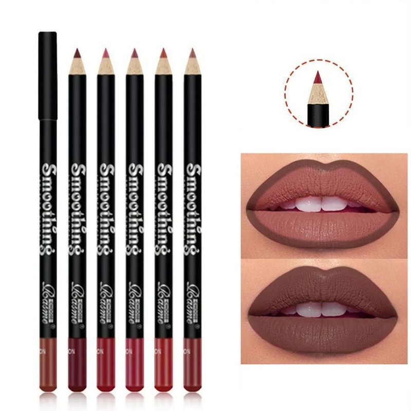Waterproof Matte Lipliner Pencil Long Lasting Moisturizing Lip Contour Makeup 1