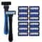 Six Layer Razor Blade Mens Stainless Steel Clean Shaving Water Washed Razor 11