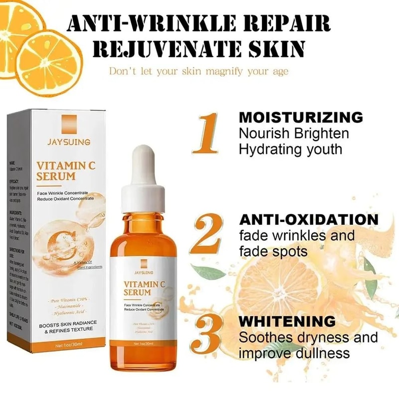 Vitamin C Wrinkle Remover Face Serum Firming Brightening Anti Aging Skin Care 30 Ml 4