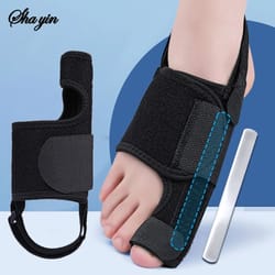 toe corrector orthotic support for hallux valgus bunion alignment and hammer toe relief