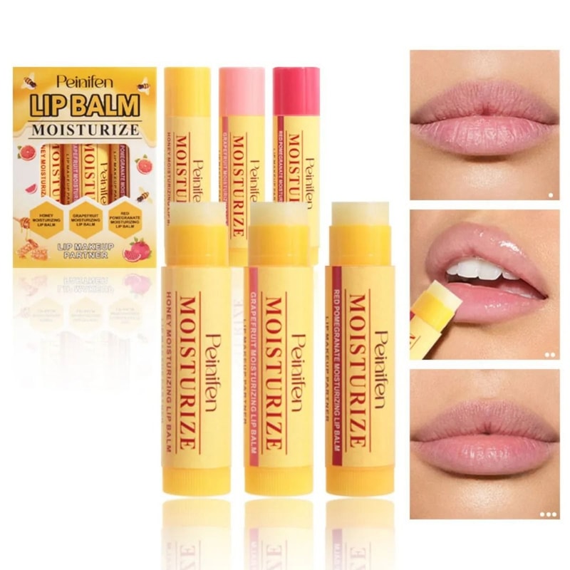 Natural Moisturizing Lip Balm Set With PlantBased Hydration For Soft Smooth Lips 1