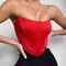 Sleeveless Off Shoulder Corset Crop Top Backless Bustier Vest For Women 6