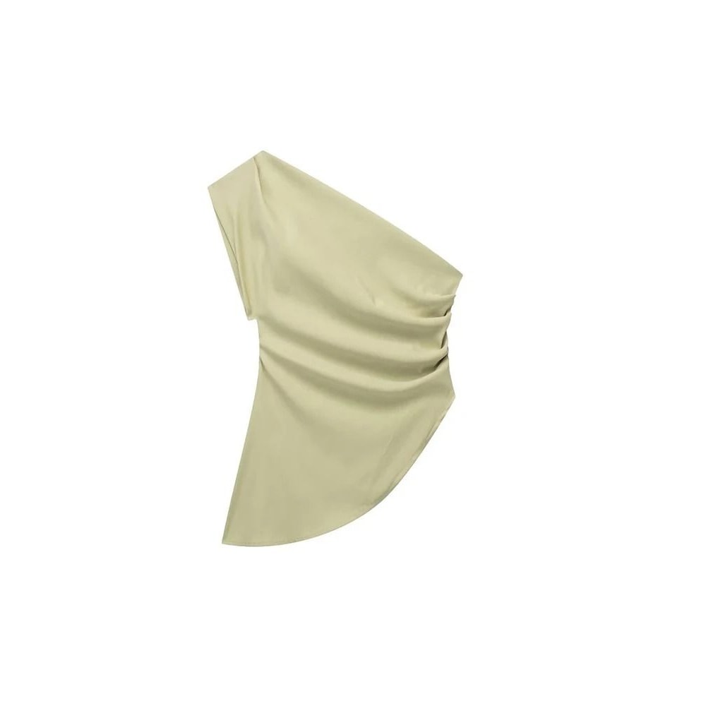 Womens Asymmetric Off Shoulder Trendy Spicy Girl Fashion Top 4