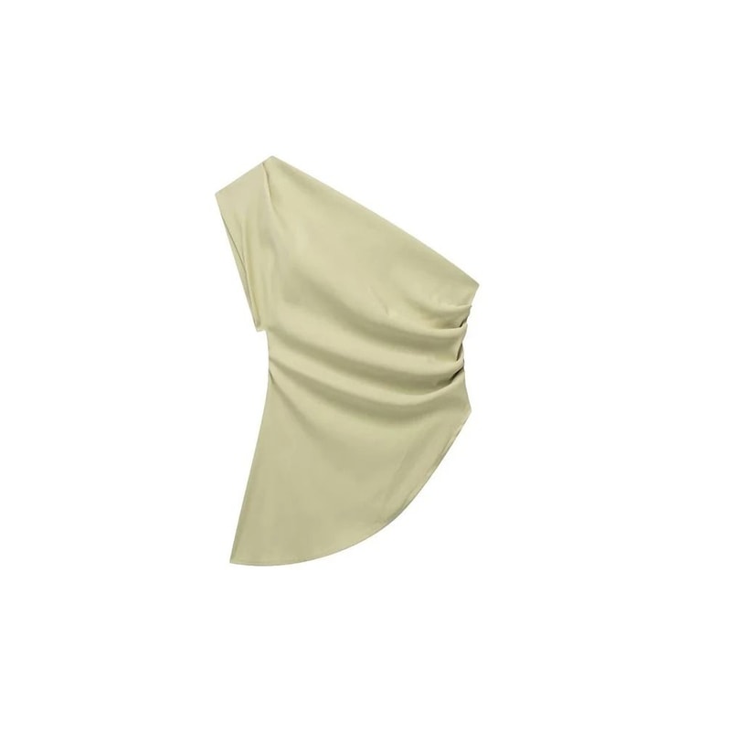 Womens Asymmetric Off Shoulder Trendy Spicy Girl Fashion Top 4