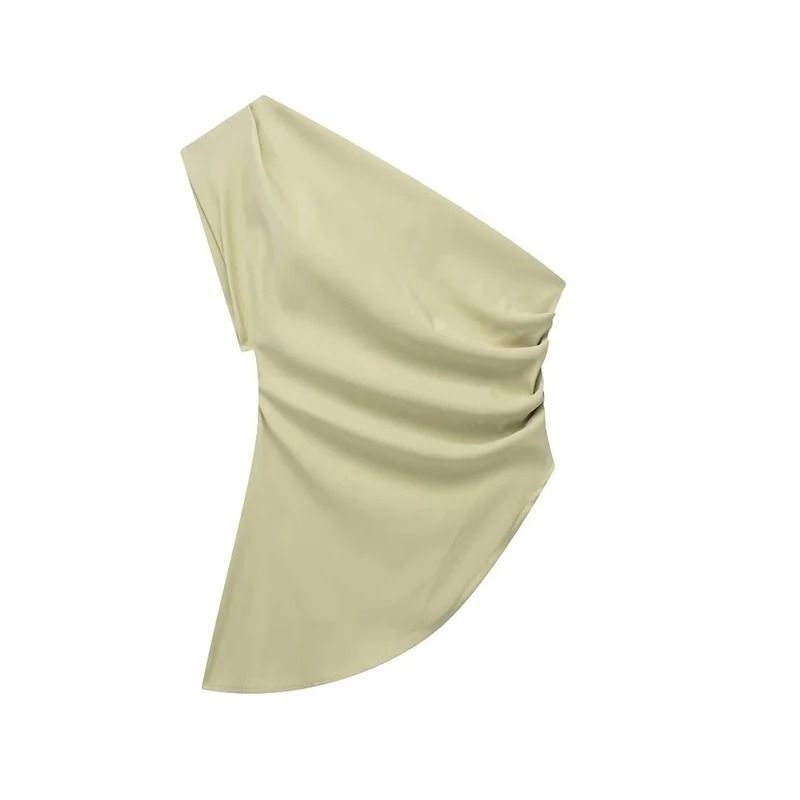 Womens Asymmetric Off Shoulder Trendy Spicy Girl Fashion Top 8