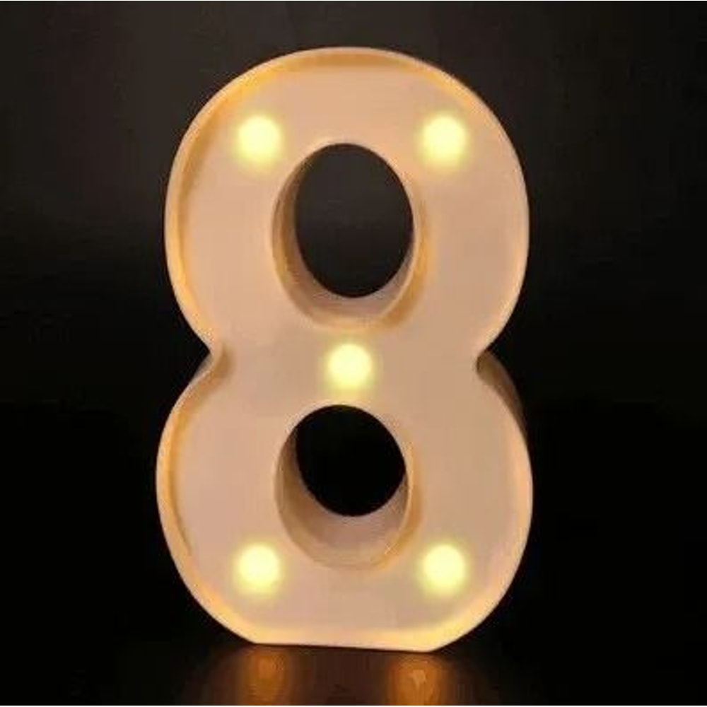 Warm White LED Alphabet Letter Light For Home Wedding Birthday Party Decorations 14