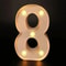 Warm White LED Alphabet Letter Light For Home Wedding Birthday Party Decorations 14